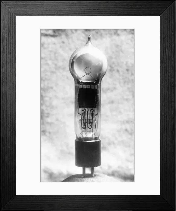 Framed Print : View of Early Light Bulb Framed Print : View of Early Light Bulb