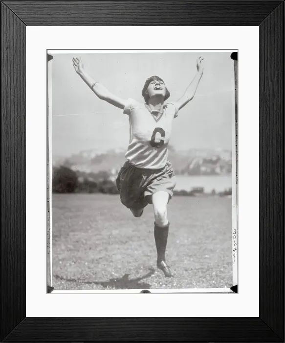 Framed Print : Track Star Wanda Danley on the Field Framed Print : Track Star Wanda Danley on the Field