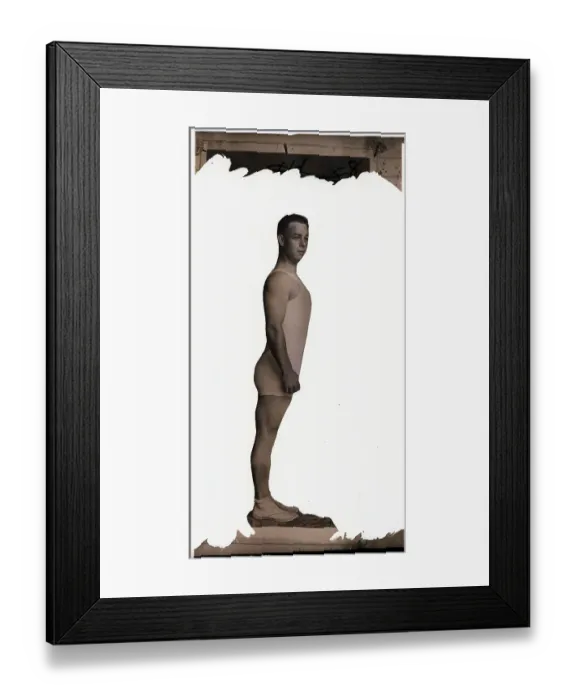 Framed Print : Mr. America in Full-Length Pose Framed Print : Mr. America in Full-Length Pose