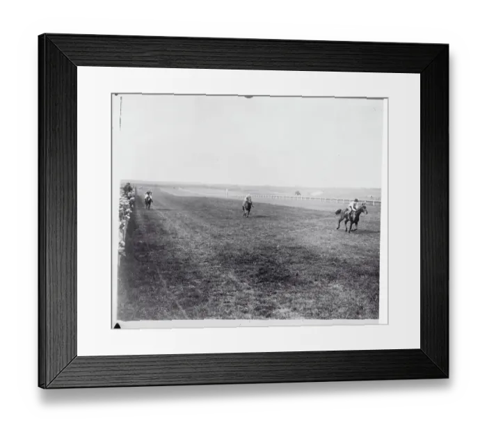 Framed Print : Woman Winning Horse Race Framed Print : Woman Winning Horse Race