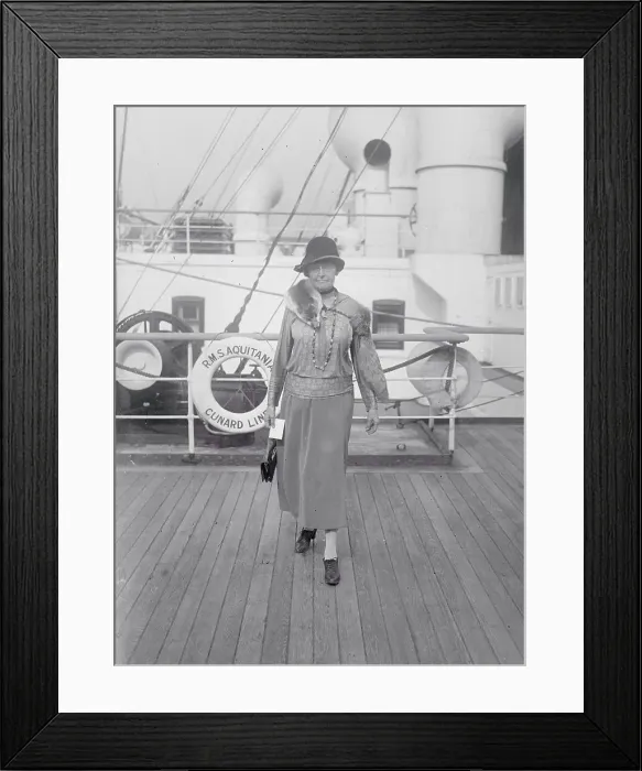 Framed Print : Portrait of Annie Peck Framed Print : Portrait of Annie Peck