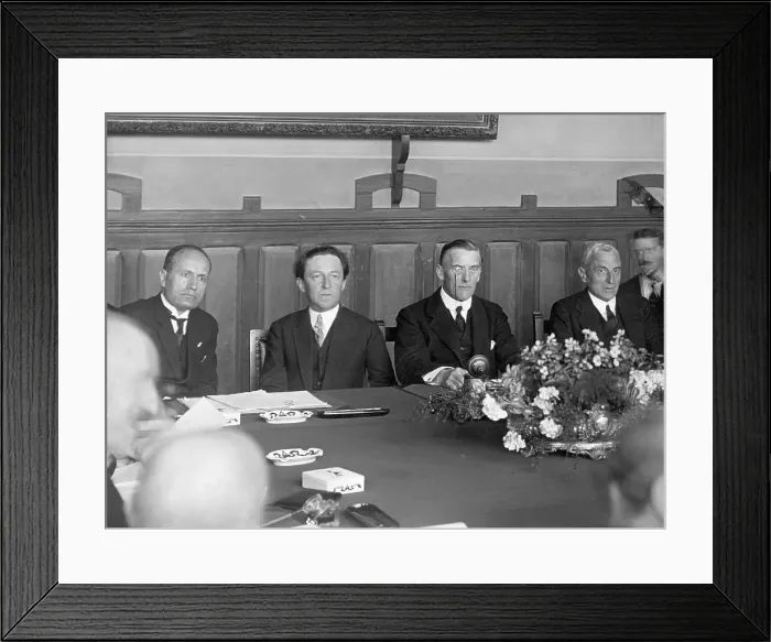 Framed Print : Conference for Locarno Treaty Framed Print : Conference for Locarno Treaty