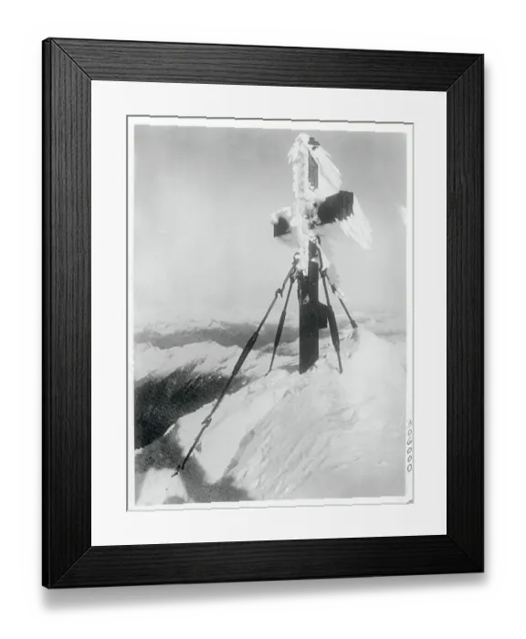 Framed Print : Cross on Mountain Framed Print : Cross on Mountain