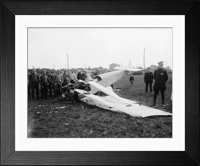 Framed Print : Debris From Plane Crash Framed Print : Debris From Plane Crash