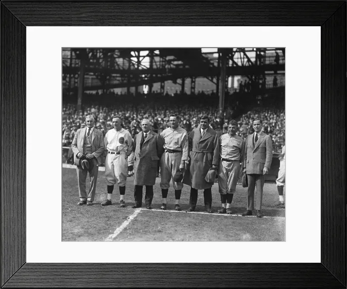Framed Print : Baseball Players Standing in Stadium Framed Print : Baseball Players Standing in Stadium