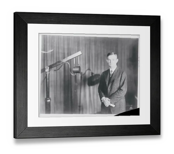 Framed Print : Portrait of Bill McKechnie Framed Print : Portrait of Bill McKechnie