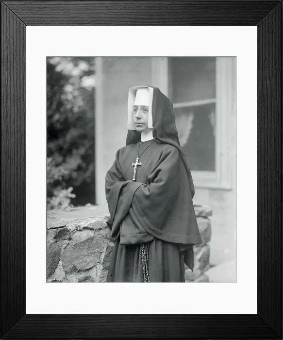 Framed Print : Portrait of Sister Mary Assumpta Framed Print : Portrait of Sister Mary Assumpta