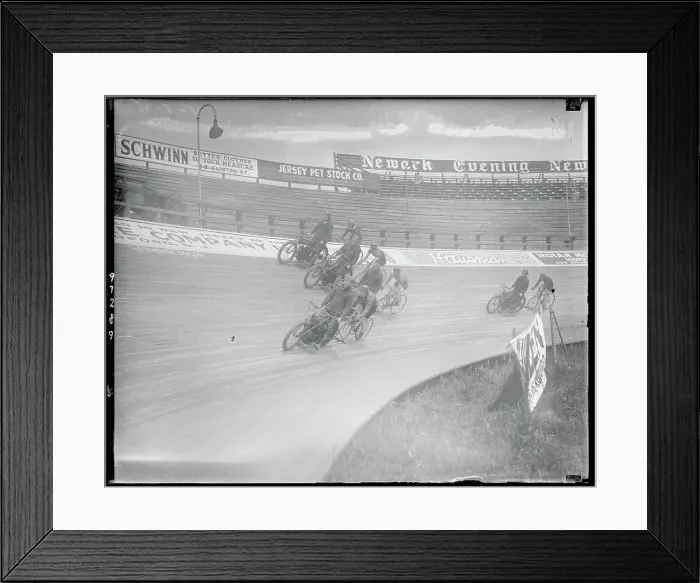 Framed Print : People Competing in a Bike Race Framed Print : People Competing in a Bike Race