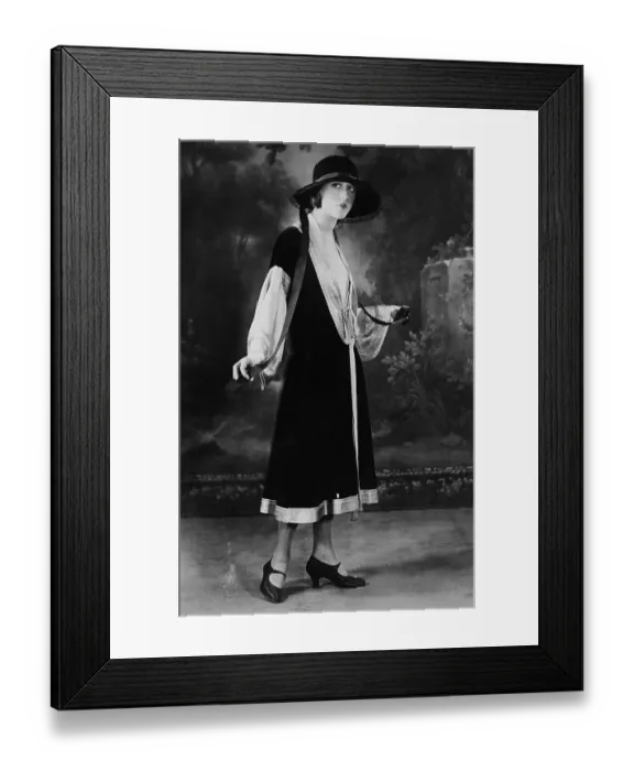 Framed Print : Model Wearing a Costume by Jeanne Lanvin Framed Print : Model Wearing a Costume by Jeanne Lanvin