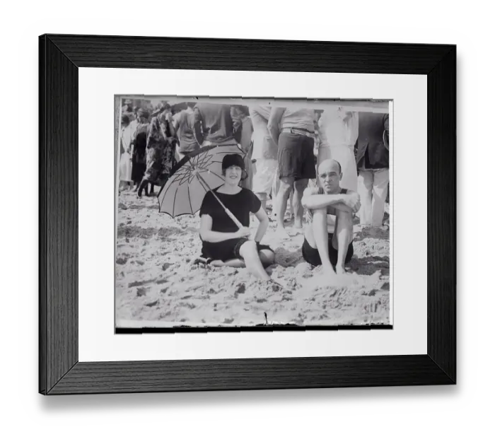 Framed Print : Portrait of Jessie Woolworth and James Donahue Framed Print : Portrait of Jessie Woolworth and James Donahue