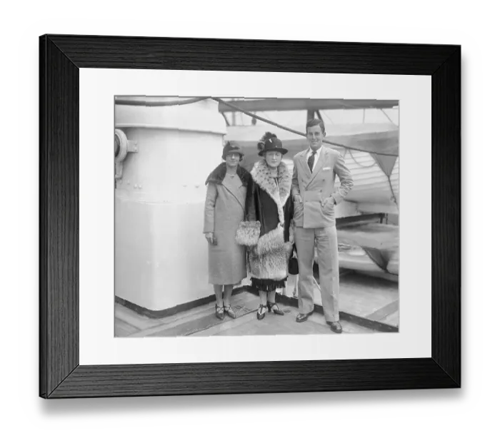 Framed Print : Portrait of Society Family Framed Print : Portrait of Society Family