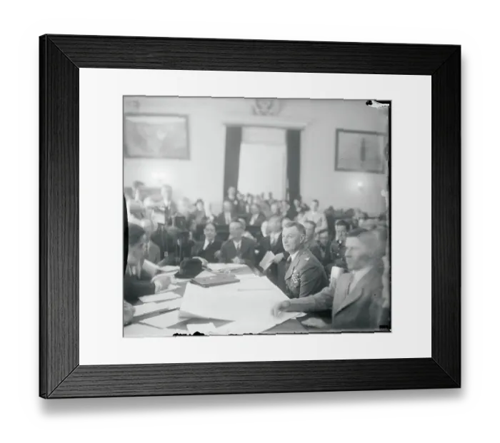 Framed Print : Colonel William E. Mitchell Testifying in Trial Framed Print : Colonel William E. Mitchell Testifying in Trial
