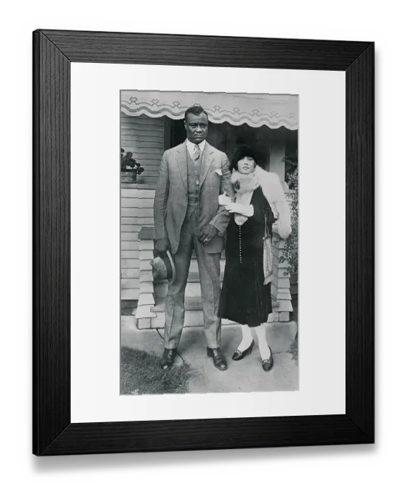 Framed Print : Portrait of Harry Wills Framed Print : Portrait of Harry Wills