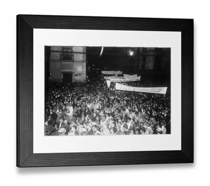Framed Print : Labor Demonstrations in Mexico Framed Print : Labor Demonstrations in Mexico