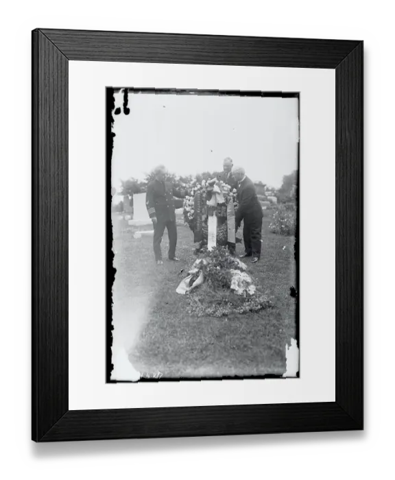 Framed Print : Labor Day Ceremonies at Gravesite of Samuel Gompers Framed Print : Labor Day Ceremonies at Gravesite of Samuel Gompers