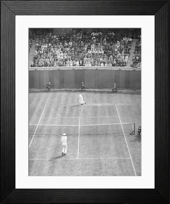 Framed Print : Gerald Patterson and Rene Lacoste During Davis Cup Framed Print : Gerald Patterson and Rene Lacoste During Davis Cup