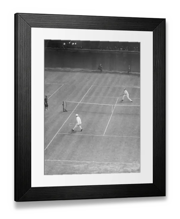 Framed Print : Gerald Patterson and Rene Lacoste During Davis Cup Framed Print : Gerald Patterson and Rene Lacoste During Davis Cup