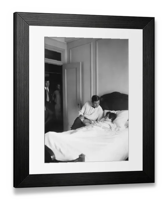 Framed Print : Babe Ruth Being Comforted by His Wife