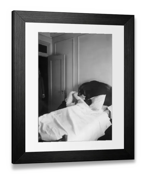 Framed Print : Babe Ruth Being Comforted by His Wife