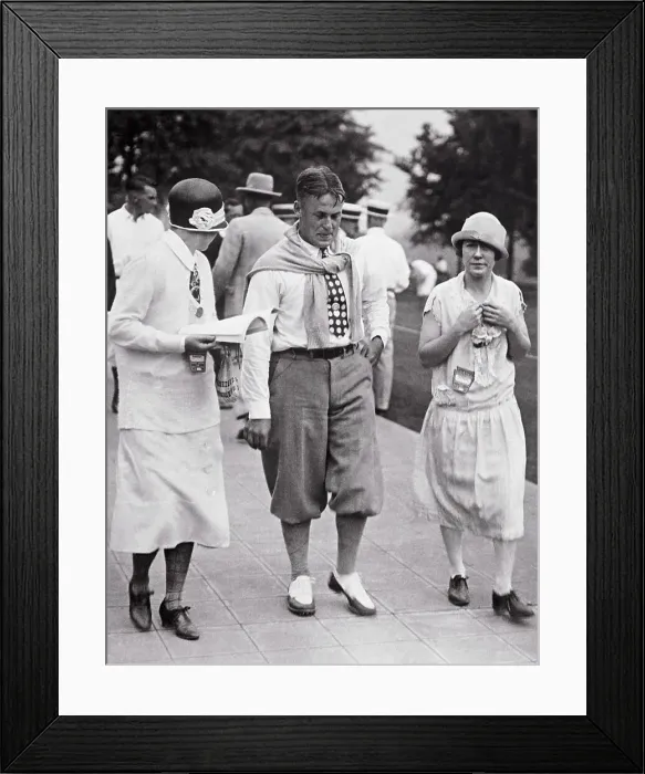 Framed Print : Bobby Jones and Some Fans