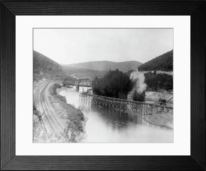 Framed Print : Dynamite Blast Framed Print : Dynamite Blast