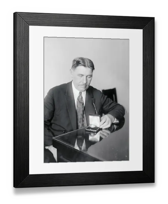 Framed Print : Captain Displaying His Bracelet Framed Print : Captain Displaying His Bracelet