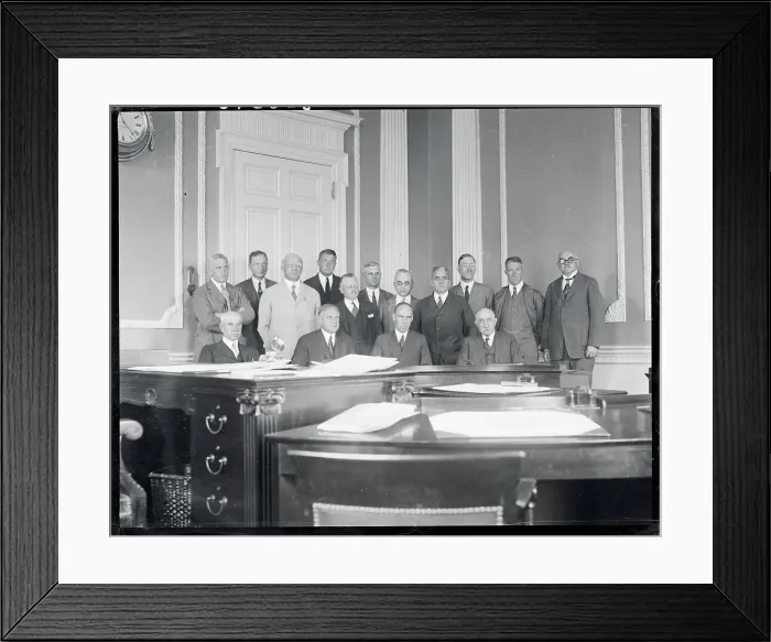 Framed Print : Governors Discussing Coal Problem Framed Print : Governors Discussing Coal Problem