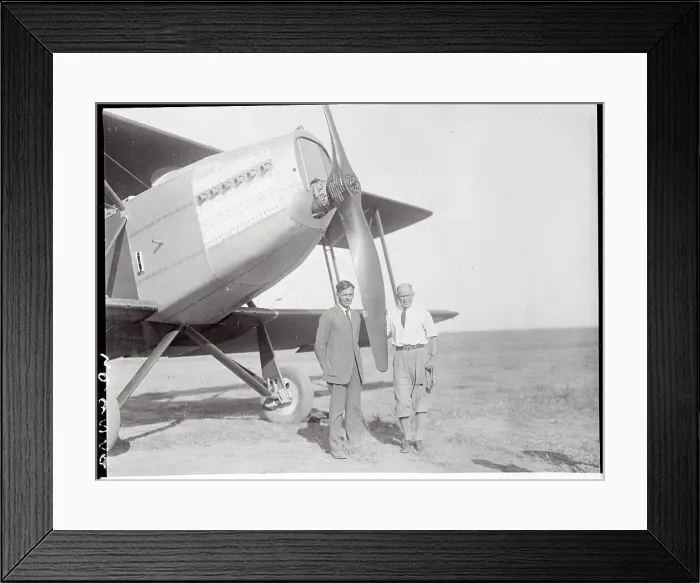 Framed Print : Eric Nelson with Donald Douglas of Douglas Aircraft Framed Print : Eric Nelson with Donald Douglas of Douglas Aircraft