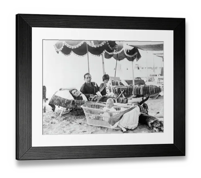 Framed Print : Mrs. Caruso Ingraham with Stepdaughter Framed Print : Mrs. Caruso Ingraham with Stepdaughter