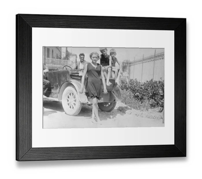 Framed Print : Children of Benito Mussolini Posing Together Framed Print : Children of Benito Mussolini Posing Together