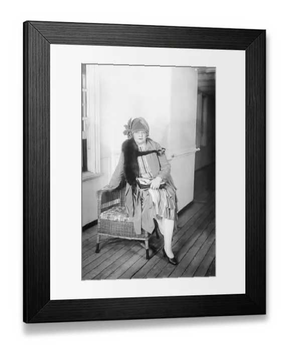 Framed Print : Sophie Tucker Aboard S.S. Aquitania Framed Print : Sophie Tucker Aboard S.S. Aquitania