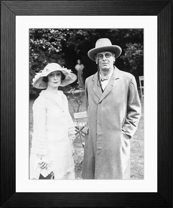 Framed Print : Lady Lavery And Senator W.B. Yeats Framed Print : Lady Lavery And Senator W.B. Yeats