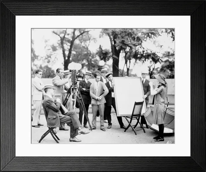 Framed Print : D.W. Griffith Directing That Royal Girl Framed Print : D.W. Griffith Directing That Royal Girl