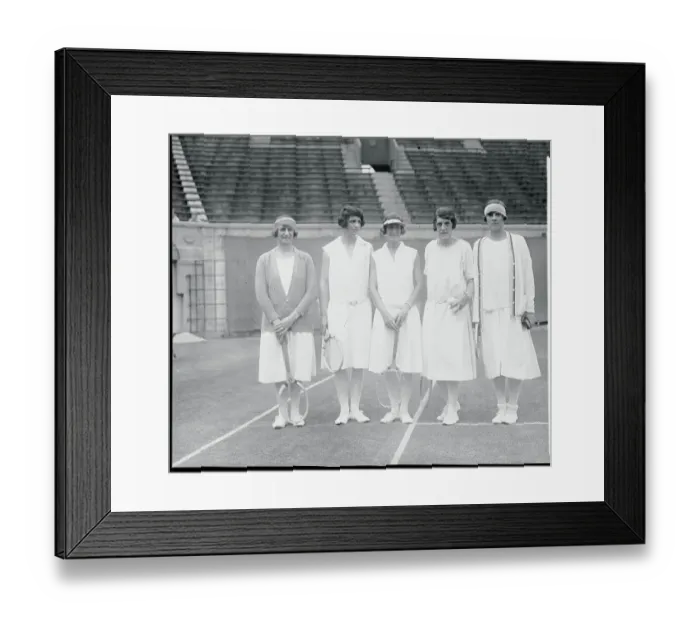 Framed Print : British Tennis Favorites Posing Together Framed Print : British Tennis Favorites Posing Together