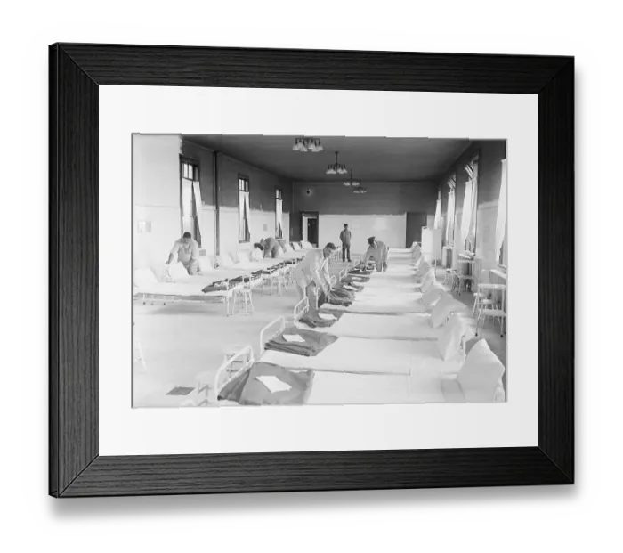 Framed Print : New Immigration Dormitory At Ellis Isle Framed Print : New Immigration Dormitory At Ellis Isle