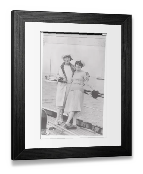 Framed Print : Mrs. Claude Grahame-White with Daughter Framed Print : Mrs. Claude Grahame-White with Daughter
