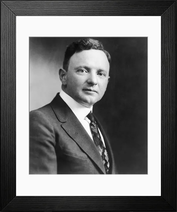 Framed Print : Portrait of Harry Flood Byrd Framed Print : Portrait of Harry Flood Byrd