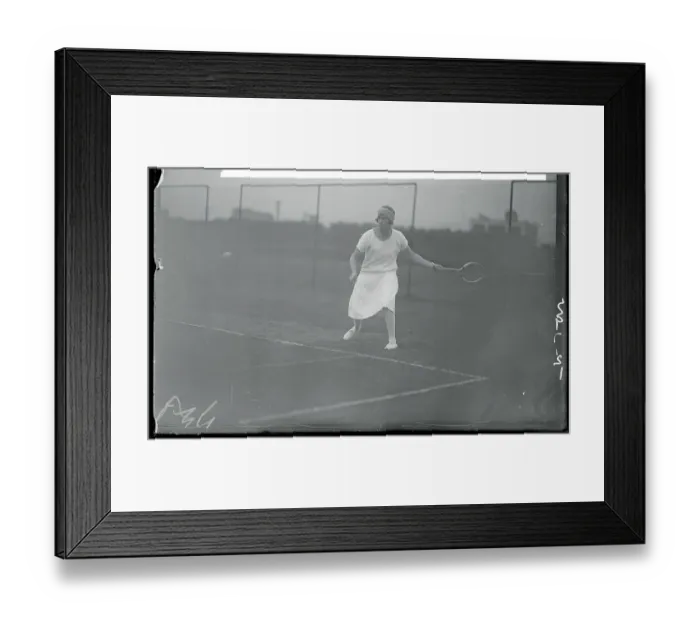Framed Print : Kathleen McKane Playing Tennis at Forest Hills Framed Print : Kathleen McKane Playing Tennis at Forest Hills