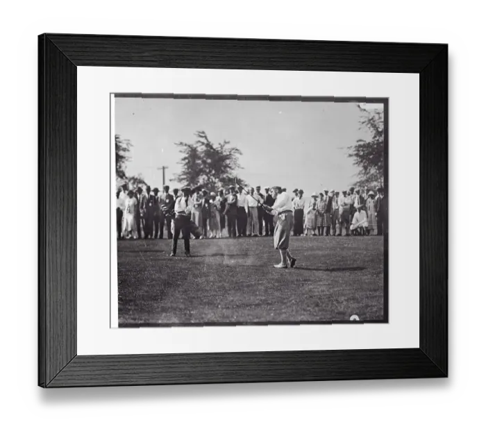 Framed Print : Bobby Jones on Fairway During American Amateur Championship Framed Print : Bobby Jones on Fairway During American Amateur Championship