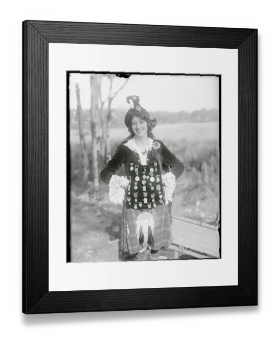 Framed Print : Woman Wearing Her Medals