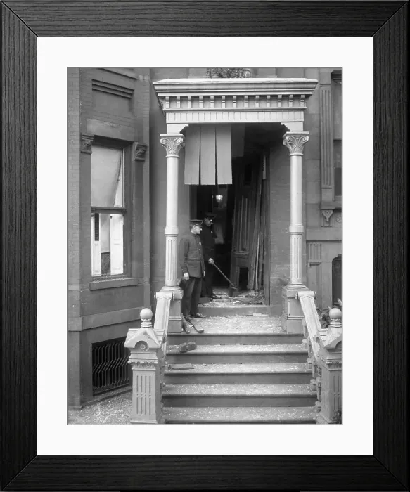 Framed Print : Bomb Explosion Imperils 40 in Tenement Framed Print : Bomb Explosion Imperils 40 in Tenement