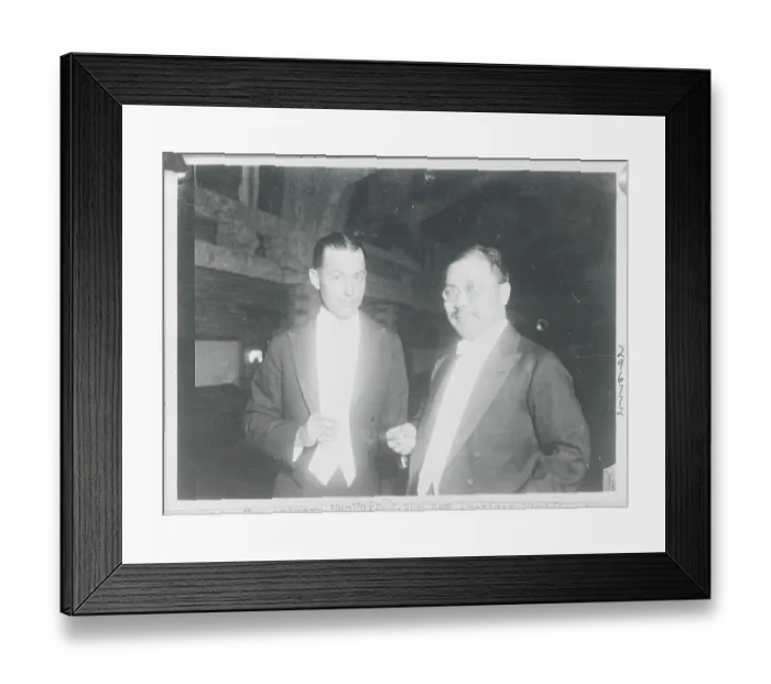 Framed Print : Foreign Minister Shidehara and John Van Antwerp MacMurray Framed Print : Foreign Minister Shidehara and John Van Antwerp MacMurray