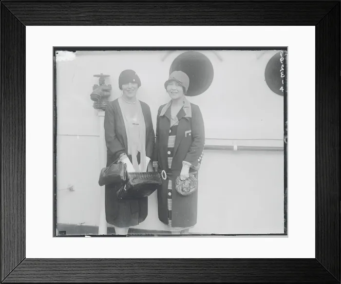 Framed Print : Carroll McComas and Lenore Harris Framed Print : Carroll McComas and Lenore Harris
