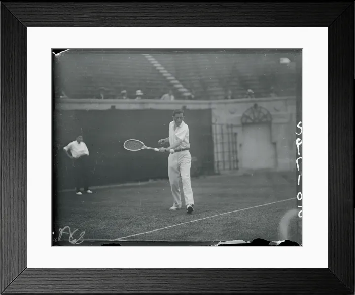 Framed Print : Richard N. Williams Playing Tennis Framed Print : Richard N. Williams Playing Tennis