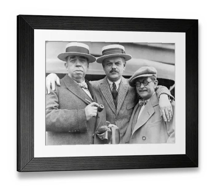 Framed Print : Literature Notables Posing Together Framed Print : Literature Notables Posing Together