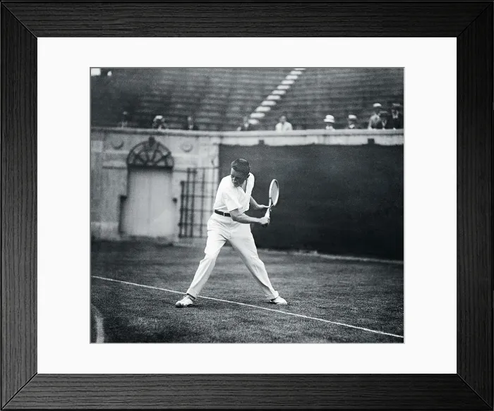 Framed Print : Richard N. Williams Playing Tennis Framed Print : Richard N. Williams Playing Tennis