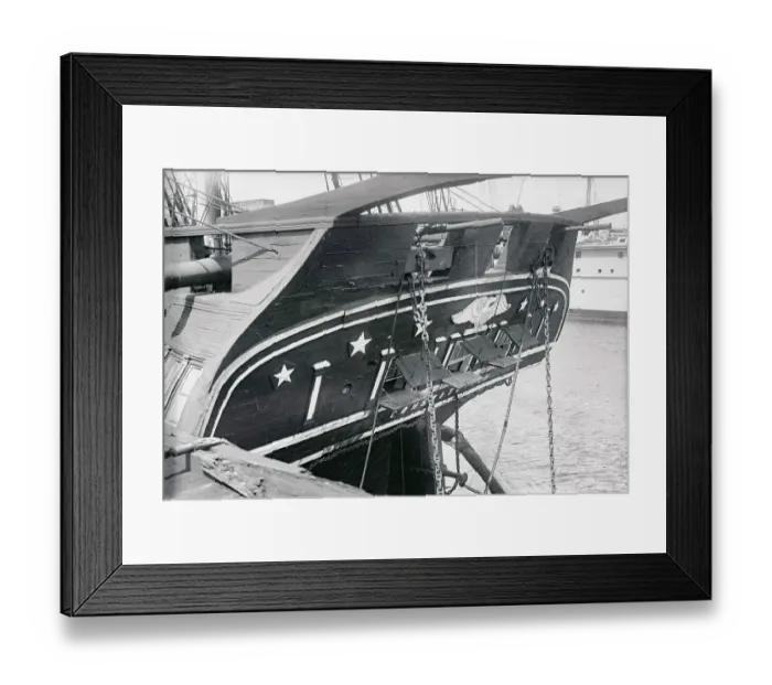 Framed Print : Constitution Resting In Harbor Framed Print : Constitution Resting In Harbor