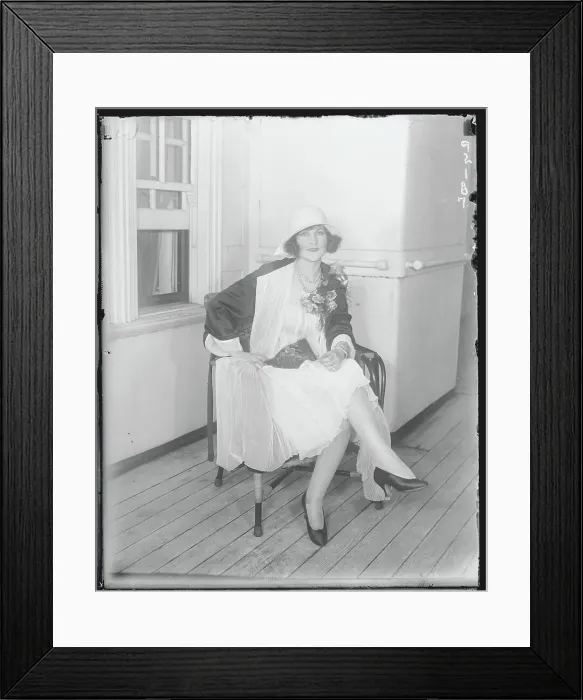 Framed Print : Actress Hope Hampton Framed Print : Actress Hope Hampton