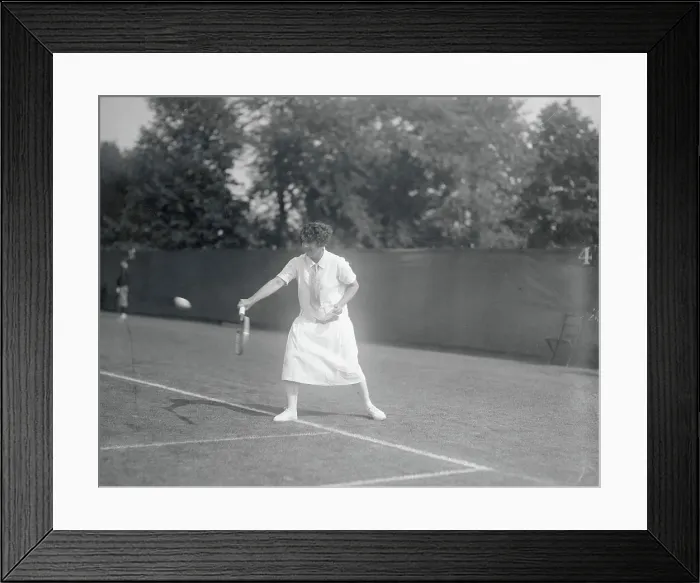 Framed Print : Mary K. Browne Playing Tennis Framed Print : Mary K. Browne Playing Tennis