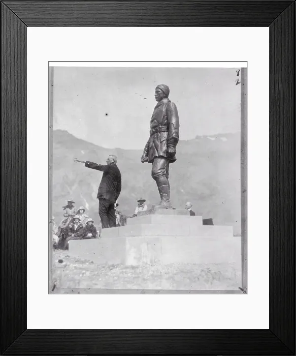 Framed Print : John Frank Stevens at Unveiling of Monument to Himself Framed Print : John Frank Stevens at Unveiling of Monument to Himself